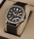 LIMESTONE OTUS Limited Grey Functioning Mesh Silicone Strap Quartz Analog Watch - For Men OTUS059...