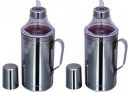 LIMETRO STEEL 1000 ml Cooking Oil Dispenser Set (Pack of 2)...