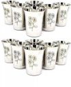 LIMETRO STEEL (Pack of 12) Stainless Steel Serving Glasses, Unbreakable Water Drinking Glasses Set Glass Set Water/Juice Glass  (350 ml, Steel, Steel)...