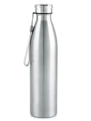 LiMETRO STEEL Water Bottle For Office Home | Water Bottle Steel | Steel Water Bottle For Kids School (Silver - 1 Pcs), 900 Ml