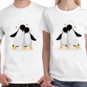 Limit Fashion Store - Penguine Love Unisex Couple T- Shirt...