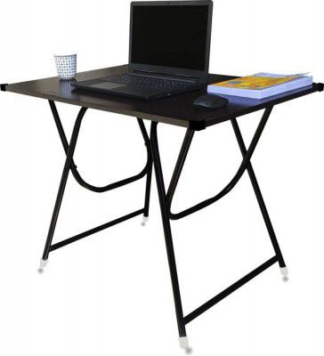 limraz furniture L 56 Engineered Wood Study Table  (Free Standing, Finish Color - brown, Pre-assembled)