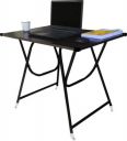 limraz furniture L 56 Engineered Wood Study Table  (Free Standing, Finish Color - brown, Pre-assembled)...