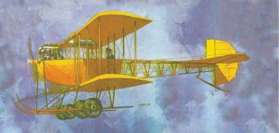 LINDBERG HL505/12 1/48 1911 Avro Biplane w/Puzzle