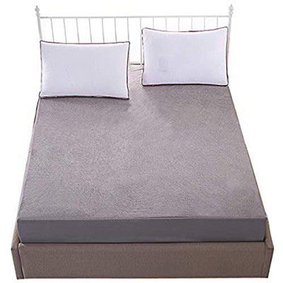 Linenovation 100% Waterproof Mattress Protector- King Size Bed 72 Inch X 78 Inch (6 ft X 6.6 ft)- Grey