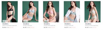 Lingerie And Loungewear1 Upto 88% Off |Start at @299