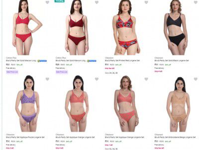Lingerie Sets @₹81