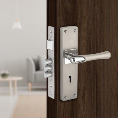 Link Bloss Mortise Lock |for Main & Internal Door in Residential & Commercial Spaces | 8 Inches Heavy Duty Handle Set