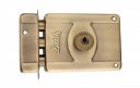 Link Thunderfist Rim Lock for Door, 3 Brass Key...