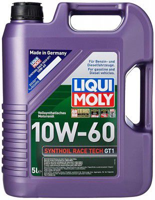 Liqui Moly Synthoil Race Tech GT1 10W-60 ACEA A3, ACEA B4, API SL Fully Synthetic Engine Oil (5 L)