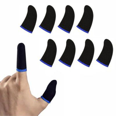 LIRAMARK Pubg Anti-Slip Thumb Sleeve, Slip-Proof Sweat-Proof Professional Touch Screen Thumbs Finger Sleeve 