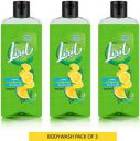 Liril Lemon and Tea Tree Oil Body Wash with Long Lasting Fragrance (3 x 250 ml)...