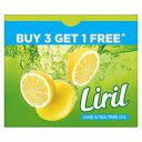 Liril Lime and Tea Tree Oil Soap,125 g (Buy 3 Get 1)...