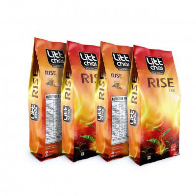 Litt Chai | Rise Tea 1kg -(4 packet of 250gm) | 100% Natural Herbs