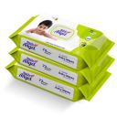 Little Angel Super Soft Cleansing Baby Wipes Lid Pack, 216 Count (Pack of 3)...