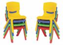 Little Fingers Baby Plastic Kids Chair (L33 X B31 X H51 cm),(Pack 10 Chairs)...
