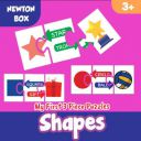 Little Olive Newton Box 3 Piece Puzzle | Theme Shapes| 3 Years and above  (Pink)...