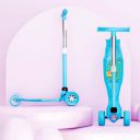 Little Olive Tikes Adjustable Scooter with Wide Brakes for Kids, Lightweight, Foldable  (Blue)...