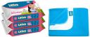 Little's Soft Cleansing Baby Wipes with Aloe Vera, Jojoba Oil and Vitamin E (80 wipes) pack of 3 & Little's Easy Dry Cotton Bed Protector - Small, Blue...