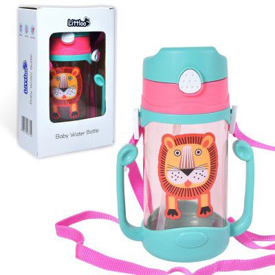 Littloo Baby Water Bottle (Blue) : Stay Hydrated with Safe & Spill-Free Design - 450 ml