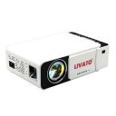 Livato T5 WiFi HD Projector with Built-in YouTube Supports WiFi,HDMI,AV in,USB, Screencast Miracast (4000 lm / 1 Speaker/Wireless/Remote Controller) Portable Projector (White)...