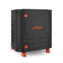 Livfast Inverter Battery Trolley with Protective Covered Box, Ideal for Home Inverter & Battery with 100 kg Load Capacity - Grey...