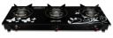 LivFlame Popular 3 Burner Design Toughened Glass Manual Gas stove...