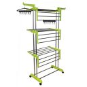 LIVINGBASICS 3 Layer Finest Clothes Stand for Drying/Cloth Drying Stand/Cloth Stand for Drying Clothes Foldable...