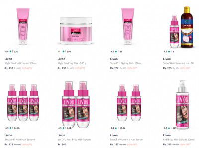 Myntra: Upto 65% OFF ON Livon Hair Care Product