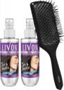 LIVON Hair Serum for Women & Men for Dry and Rough Hair with Vega Hair Brush (200 ml)...