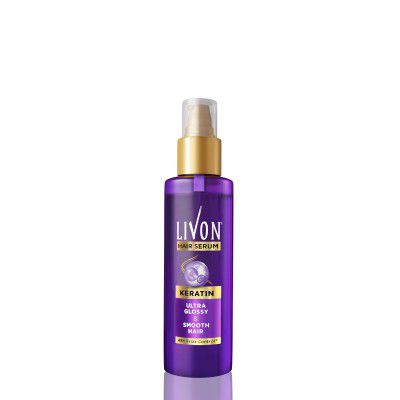 Livon Keratin Hair Serum | Hair Serum for Dry, Rough & Damaged Hair | 48ml