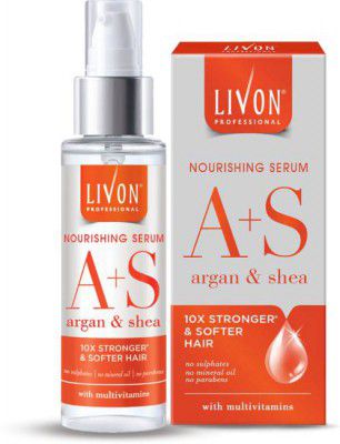 LIVON Nourishing Serum for Women & Men | For Stronger, Hydrated & Frizz-free Hair  (100 ml)