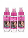 Livon Set of 3 Hair Serum for Frizz-free Smooth Hair With Argan Oil & Vitamin E- 50ml Each...