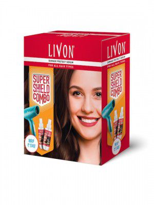 LivonSet of 2 Heat Protect Hair Serum & Syska Hair Dryer