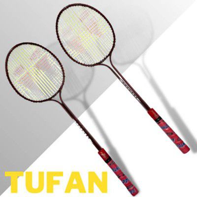 LIVOX Tufan Double Frame Badminton Racquet (set Of 2 Piece)