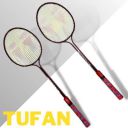 LIVOX Tufan Double Frame Badminton Racquet (set Of 2 Piece)...