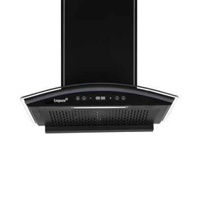 Livpure 60cm 1400m3/hr BLDC Filterless Autoclean Chimney |10 Yrs Warranty on Motor,1 Yr Comprehensive| LIV-ETERNA-BLDC-60-FL-HAC,Black