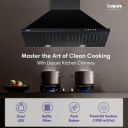 Livpure Alder Neo 60 cm 1050 m3/hr Pyramid Kitchen Chimney...