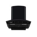 Livpure Avian 60 1450 m3/hr Curved Glass || Filterless Auto-Clean Kitchen Chimney || 10 Year Warranty On Motor by Livpure (2 Year Comprehensive), (Touch And Gesture Control, Black)...