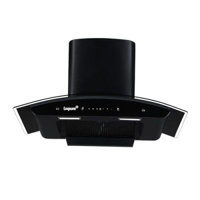 Livpure Avian 90 1450 m3/hr Curved Glass || Filterless Auto-Clean Kitchen Chimney || 10 Yr Warranty On Motor