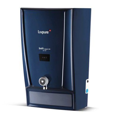 Livpure Bolt Copper+UV+UF Water Purifier for Home 7 L Storage
