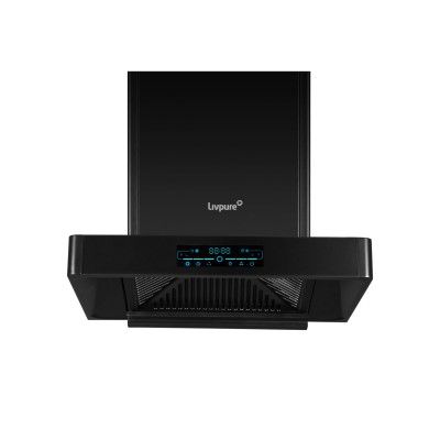 Livpure Dash 60 cm | T-Shape | 1450 m³/hr Suction | Filterless | Touch & Gesture Control | Digital Display | Low Noise | 10 Years Motor + 2 Years Comprehensive Warranty | Black