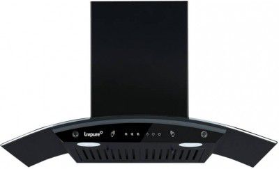 [EXTRA ₹769] LIVPURE LIV-ELEGA-75-BF-AUTOCLEAN Auto Clean Curved Glass 75 cm| 1300 CMH Chimney