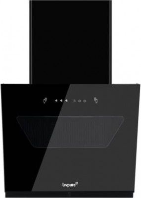 LIVPURE LIV-GLIDE-NEO-60-FL-HAC Auto Clean Slant Glass 1350 CMH Chimney