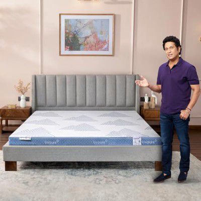 Livpure Smart DUOS PRO+ Reversible Profile HR Foam Mattress |3D SleepTech Zones| ComfortScience Tech Foam| EGAPA Air Filter | High GSM Sporty Fabric|King Bed (78x72x5) inch, Washable Zipper Cover