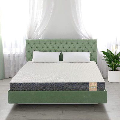 Livpure Smart Jeeva Natural Latex Foam Mattress | Plant Oil Based Foam with Citrus Frangrance | Durable | Ultra Soft | 6 Inch, Twin 78x48x6 (inches) with Removable Cotton Cover