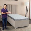 Livpure Smart Ortho CURVX Memory with S-Shaped HR Foam Mattress| 5D SleepTech Crafted Zones | ComfortScience US Tech Foam | High GSM Neon Fabric |Single Bed (72x36x6) inch, Washable Zipper Cover...