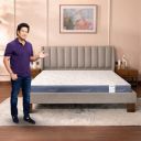 Livpure Smart Ortho PRO+ Memory 3 Zone Profile Orthopaedic Mattress | 5 Zone HR Foam & COMFORTSCIENCE Tech with 16 BIOCRYSTALS | High GSM Neon Fabric | King Bed (78x72x8) inch | 10 Year Warranty...