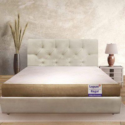 Livpure Smart Regal Latex Foam Mattress | Stress Relieving | 5D Comfort with Ergonomic Support | 8 inch Single Bed Mattress (72x36x8) inches with Removable Bamboo Cover
