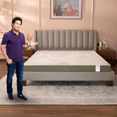 Livpure Smart Regal Orthopaedic Plush Mattress with Swirl Gel Foam & Latex | 5 Zone HR Foam & COMFORTSCIENCE Tech with 16 BIOCRYSTALS | Luxury Serene Fabric |King Bed (75x72x8) inch, 10 Year Warranty